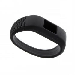 Utángyártott Garmin Vivofit 3, JR, JR2 készülékekhez TPE / TPU óraszíj (Fekete) - Utángyártott