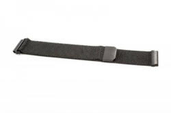 Utángyártott Samsung Gear Sport SM-R600 készülékhez rozsdamentes acél óraszíj (Fekete) - Utángyártott