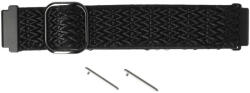 Utángyártott Huami Amazfit Bip U, GTS 2, GTS 2 mini, GTS 2e, Pop készülékekhez nejlon óraszíj (Fekete) - Utángyártott