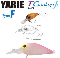 Yarie Jespa YARIE T-CRANKUP JR 675 TYPE F 2.8mm 1.8gr C4 Stubakihime (Y67518C4) - plazaweb