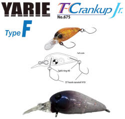 Yarie Jespa YARIE T-CRANKUP JR 675 TYPE F 2.8mm 1.8gr C31 Variation (Y67518C31) - plazaweb