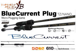YAMAGA Blanks YAMAGA BLUE CURRENT 610PLUG QUICKNESS TZ-NANO 2.10m 1.5-5gr Fuji Titanium Torzite horgászbot (YB00111)