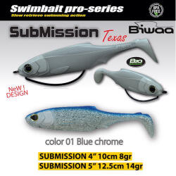 Biwaa SUBMISSION 4" 10cm 01 Blue Chrome (B000833)