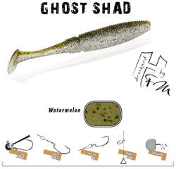 Herakles GHOST SHAD 10cm WATERMELON (ARHKAU11) - plazaweb