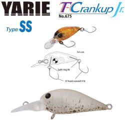 Yarie Jespa YARIE T-CRANKUP JR 675 TYPE SS 2.8mm 2.1gr C3 Akayari (Y67521C3) - plazaweb