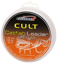 Climax CULT CATFISH KEVLAR LEADER 20m 1.00mm 100kg Olive Green (9381-10020-100) - plazaweb