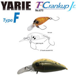 Yarie Jespa YARIE T-CRANKUP JR 675 TYPE F 2.8mm 1.8gr C28 Ca Uny (Y67518C28) - plazaweb
