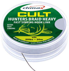 Climax CULT CARP HUNTERSBRAID HEAVY SINKING HOOKLINK 20m 30lb Dark Silt (9900-10037-030) - plazaweb
