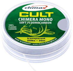 Climax CULT CARP CHIMERA SOFT FLUOROCARBON HOOKLINK 20m 0.40mm 20lb (8700-10001-040) - plazaweb