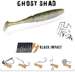 Herakles GHOST SHAD 10cm BLACK IMPACT (ARHKAU10) - plazaweb