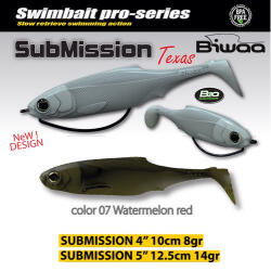 Biwaa SUBMISSION 4" 10cm 07 Watermelon Red (B000836) - plazaweb