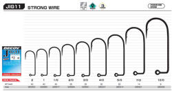 Decoy Jig Horog Decoy Pro Pack Jig11 Strong Wire #7/0 (995921) - plazaweb
