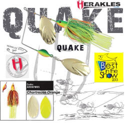 Herakles SPINNERBAIT QUAKE 1 1/2oz 42gr Chartreuse/Orange (ARHKFM05) - plazaweb