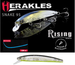 Herakles SNAKE 95SP 9.5cm 9gr Ghost Reaction Shad (ARHKDO16) - plazaweb
