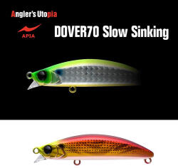 Apia DOVER 70 SLOW SINKING 70mm 10gr 01 Red Gold Konoshiro (AP25967)