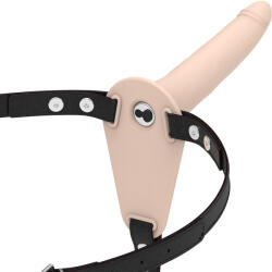 Fetish Submissive Harness Fetish Submissive - bőrhatású, 15 cm-es vibrátor