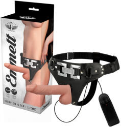 Harness Attraction Emmett - realisztikus vibrátor 16, 5 cm - szexvital