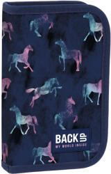 DERFORM Penar școlar echipat Derform BackUp - Horses, 1 fermoar (89031) Penar