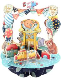 Santoro Felicitare 3D Santoro Pirouettes - Baby Boy (PS092)