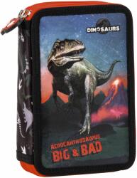 DERFORM Penar școlar echipat Derform Dinosaur 17 - cu 2 fermoare (87648) Penar