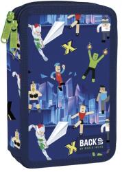 BackUP Penar școlar echipat BackUP - Super Game, cu 2 fermoare (PB4DW51) Penar