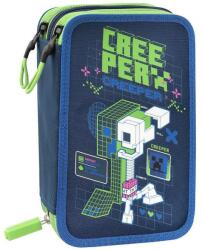 Panini Penar școlar echipat Panini Minecraft - Creeper Anatomy Neon (70567) Penar