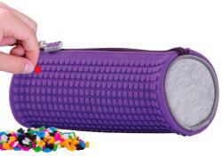 PIXIE CREW Penar școlar cilindric Pixie Crew - Mov-gri (PXA-05-W14) Penar
