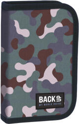 DERFORM Penar școlar echipat Derform BackUp - Camouflage, 1 fermoar (89062) Penar
