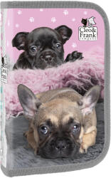 DERFORM Penar școlar echipat Derform Cleo&Frank - catelus, cu 1 fermoar (67268) Penar