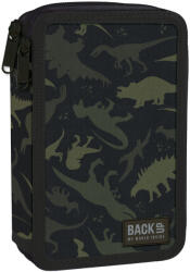 DERFORM Penar școlar echipat Derform BackUp - Dinosaurs, 2 fermoare (88683) Penar
