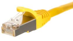 NETRACK patch cable RJ45, snagless boot, Cat 5e FTP, 15m yellow (BZPAT15FY) - vexio