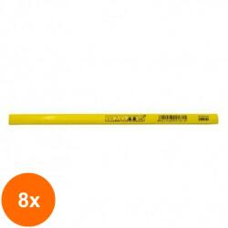 Lumytools Set 8 x Creion de Tamplarie Hb, 240 mm, Lumytools (ORP-8xPAC-01351)