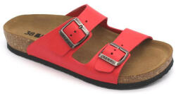  0Ft kiszállítás! Leon Comfortstep 4010 piros orlando női papucs 36-38, 40, 41 -Birkenstockhoz hasonlatos talppal
