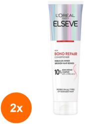 L'Oréal Set 2 x Balsam de Par L'Oreal Paris Elseve Bond Repair, pentru Par Deteriorat, 150 ml