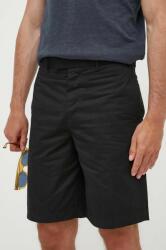 AllSaints pantaloni scurti de baie barbati, culoarea negru, neted PPYX-SZM0UR_99X