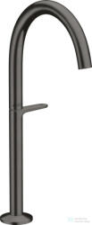 Hansgrohe AXOR ONE Select 260 magasított mosdócsaptelep klik-klak leeresztővel, szálcsiszolt fekete króm 48030340 (48030340)