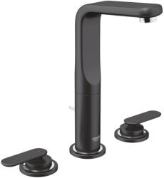 GROHE Veris 3-lyukas mosdócsaptelep, 1/2″ M-es méret, bársony fekete 20180KS0 (20180KS0)
