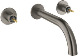 GROHE Atrio Private Collection 3-lyukas mosdócsaptelep M-es méret, szálcsiszolt grafit 20587AL0 (20587AL0)