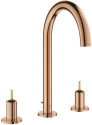 GROHE Atrio Private Collection 3-lyukas mosdócsaptelep, 1/2″ L-es méret, rózsa arany 20593DA0 (20593DA0)