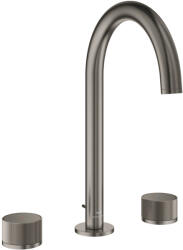 GROHE Atrio Private Collection 3-lyukas mosdócsaptelep, 1/2″ L-es méret, szálcsiszolt grafit 20595AL0 (20595AL0)