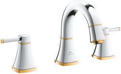 GROHE Grandera 3-lyukas mosdócsaptelep, 1/2″ M-es méret, króm/arany 20624IG0 (20624IG0)