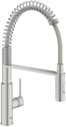 GROHE Via Cosmo Egykaros mosogatócsap 1/2", SuperSteel 30614DC0 (30614DC0)