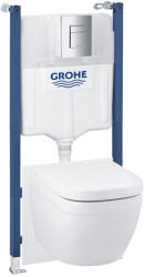 GROHE Solido 6-in-1 set with Euro Ceramic WC 3 - 6 l, 1.13 m installation height with GROHE Fresh, 39889000 (39889000)