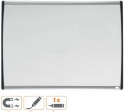 Nobo Tabla NOBO, 58x43 cm, magnetica, include marker si magneti, alb, rama arcuita gri-negru (NB-1903783) - vexio