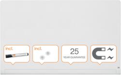Nobo Tabla NOBO Impression Pro Widescreen 85", sticla, 190x100cm, magnetica, colturi rotunjite+accesorii, alb (NB-1905193)