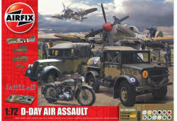Airfix D-Day Air Assault Set 1: 72 makett harcjármű (A50157A) (A50157A)