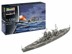 Revell Battleship Gneisenau 1: 1200 makett hajó (05181) (05181) - kvikki