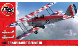 Airfix de Havilland D. H. 82a Tiger Moth 1: 48 makett repülő (A04104) (A04104)