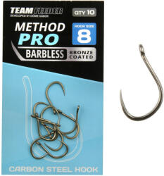 Haldorádó Team Feeder By Döme TF Method Pro 10 Szakáll Nélküli, Füles Feeder Horog 10db (5613-010)