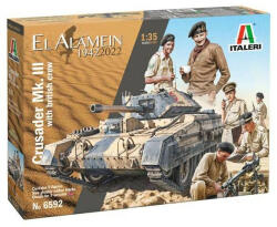 Italeri - CRUSADER Mk. III with BRITISH TANK CREW 1: 35 (6592S) (6592S)